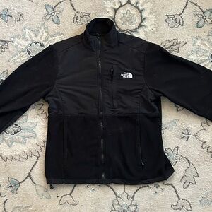The North Face Denali Jacket girls Size XXL Black Full Zip Fleece Polartec
